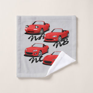 Miata Generations Wash Cloth