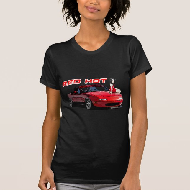 Miata MX-5 Red Hot T-Shirt (Front)