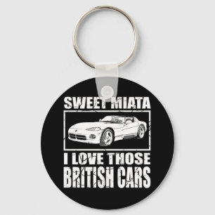 Miata Viper british car joke Key Ring