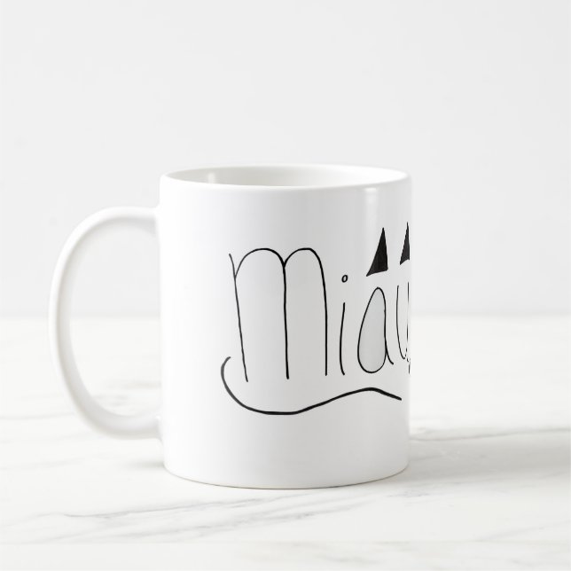 Miau! Mugg Coffee Mug (Left)