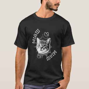 MIAW: A Purrfectly Playful Design t-shir T-Shirt