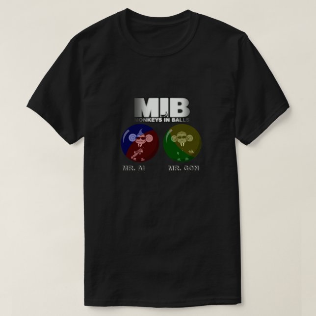 MIB - Monkeys In Balls  T-Shirt (Design Front)