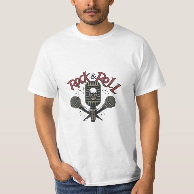 Mic Drop (Skull Mic T-Shirt (Front)
