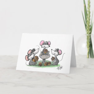 Mic, Mac and Moe's Happy Father's Day Illustration Card