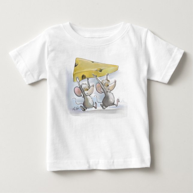 Mic & Mac Bringing In The Cheese Infant T-Shirt (Front)