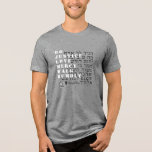 Micah 6:8 Hebrew QR shirt<br><div class="desc">"He has told you,  human,  what is good;
and what does YHWH require of you
but to do justice,  
and to love mercy, 
and to walk humbly with your God?"

QR code links directly to DiscipleDojo on YouTube!</div>