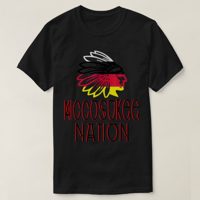 Miccosukee Nation Flag Indigenous Native American  T-Shirt (Design Front)