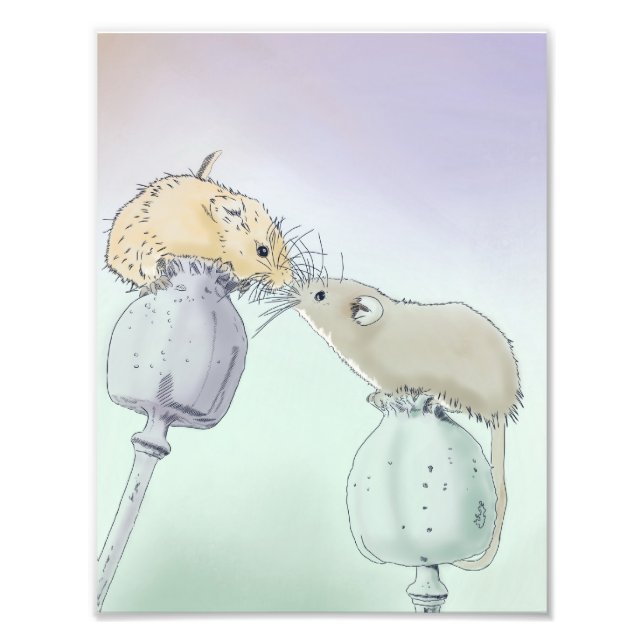 Mice-1-Premium Satin Photo Paper Photo Enlargement (Front)