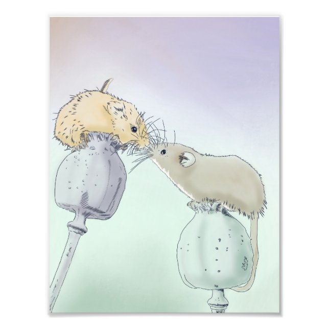 Mice-1-Premium Satin Photo Paper Photo Enlargement (Front)