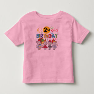 Mice 2nd Birthday T-shirts and Gifts