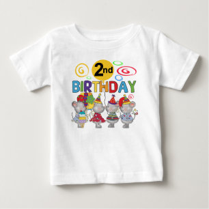 Mice 2nd Birthday T-shirts and Gifts
