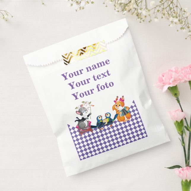 Mice and squirrels play a concert favour bags (Sealed)