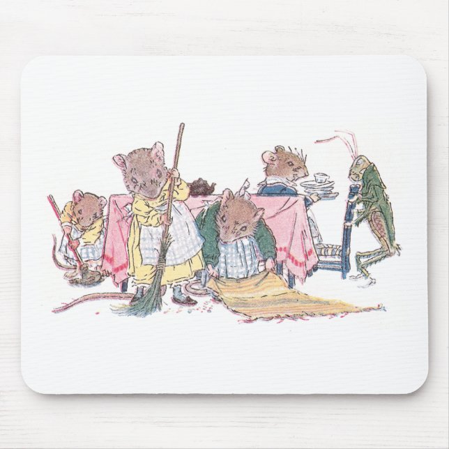Mice Cleaning, Sweeping, etc. Mouse Mat (Front)