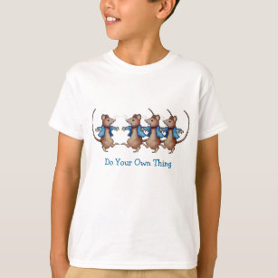 Mice Dancing: Do Your Own Thing: Colour Pencil T-Shirt