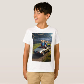 Mice dressed as back to the future movie tshirt
