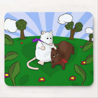 Mice in Love Mouse Mat