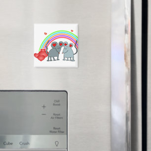 Mice in Love Valentines Magnet