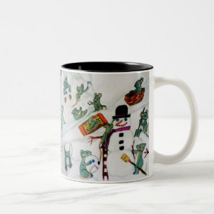 MICE IN THE SNOW mug