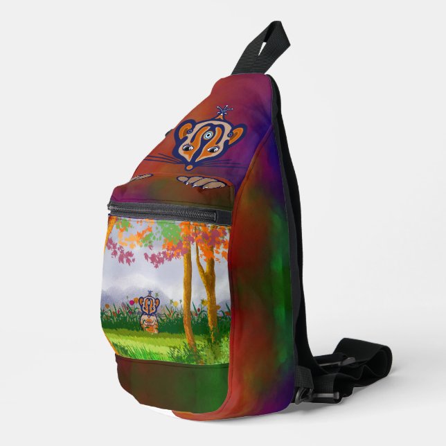Mice of the Forest Print Cut Sew Bag (Right Corner)
