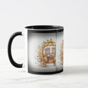 Mice Pumpkin Carriage Cute Mug