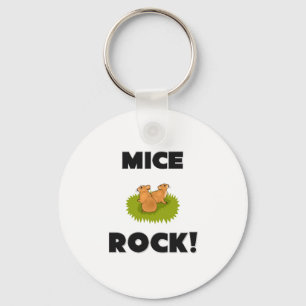 Mice Rock Key Ring