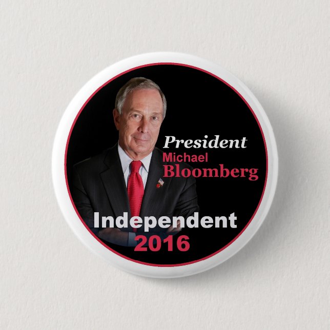 Michael BLOOMBERG 2016 Button (Front)