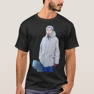 Michael cera big coat Sticker T-Shirt