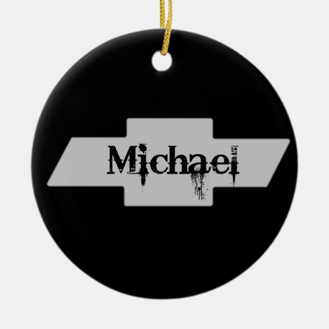 Michael Chevy Ornament (Front)