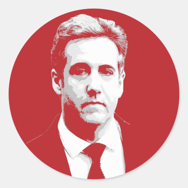 MICHAEL COHEN CLASSIC ROUND STICKER (Front)