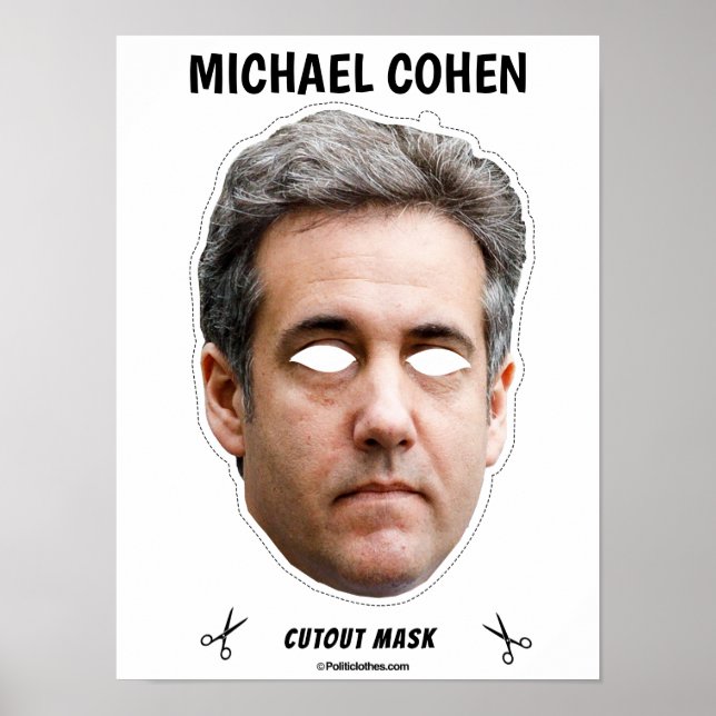 MICHAEL COHEN Halloween Mask Poster (Front)