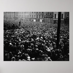 Michael Collins Free State Demonstration 1922 Poster