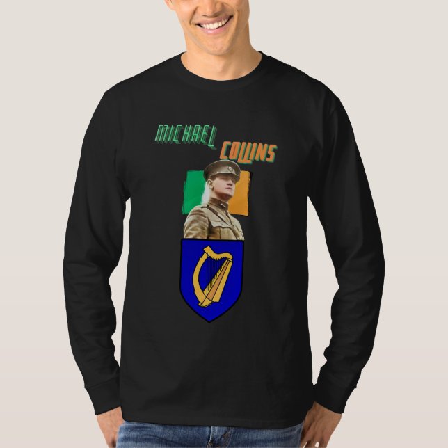 Michael Collins Irish Free State Easter Rising T-Shirt (Front)