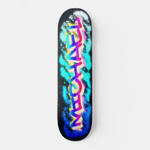 MICHAEL Customised Graffiti Skateboard