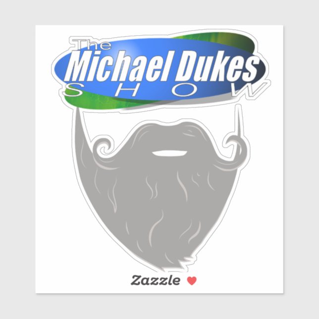 Michael Dukes Show - Beard Logo (Sheet)