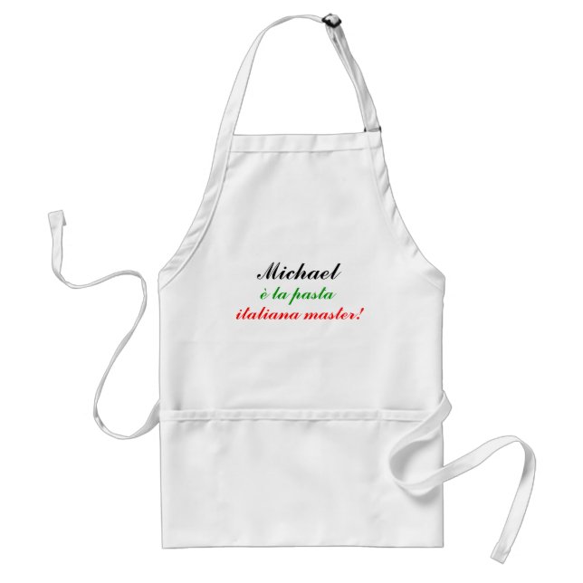 Michael, è la pasta, italiana master! standard apron (Front)