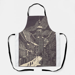 Michael Gate in Bratislava Medieval Tower Apron