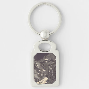 Michael Gate in Bratislava Medieval Tower Key Ring