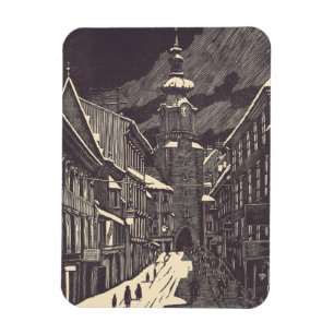 Michael Gate in Bratislava Medieval Tower Magnet