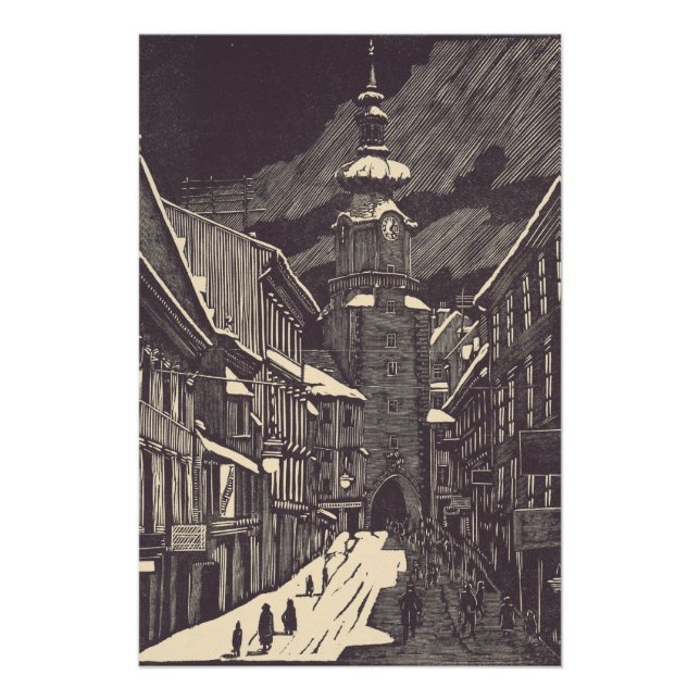 Michael Gate in Bratislava Medieval Tower Poster (Front)