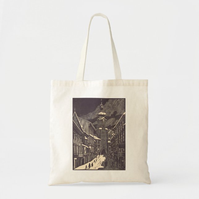 Michael Gate in Bratislava Medieval Tower Tote Bag (Front)