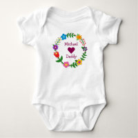Michael Hearts Daddy Elegant Flowers Personalise