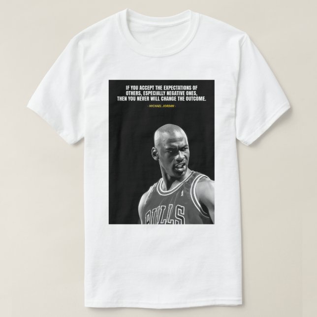 Michael Jordan quotes T-Shirt (Design Front)