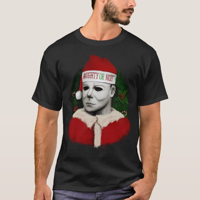 Michael Myers Christmas T-Shirt (Front)