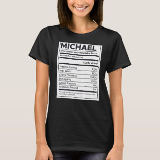 Michael Nutrition Information Problem Solving Hard T-Shirt
