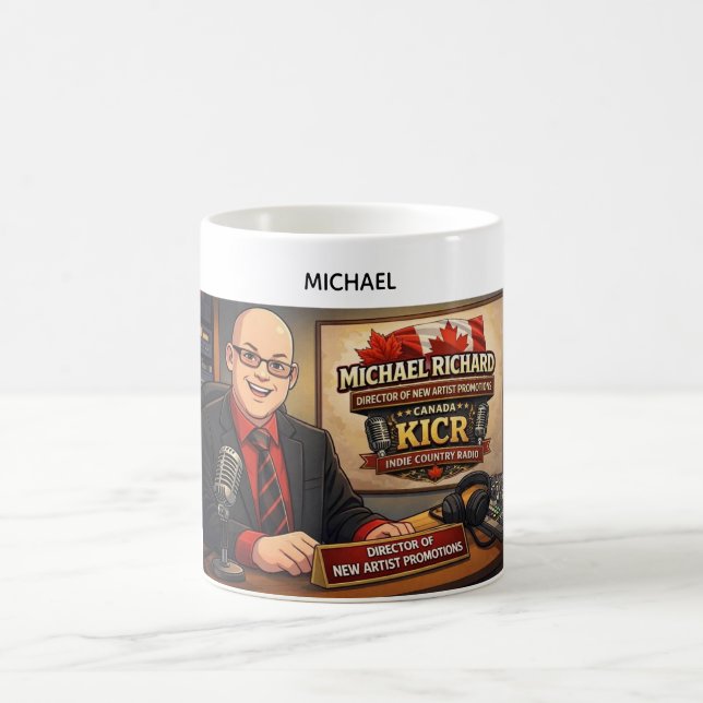 Michael Richard Mug (Center)