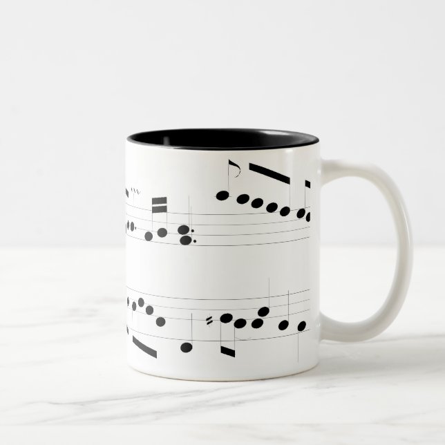 Michael Rose Music Score Mug (Right)