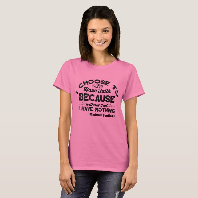Michael Scofield-Prison Break T-Shirt (Front Full)