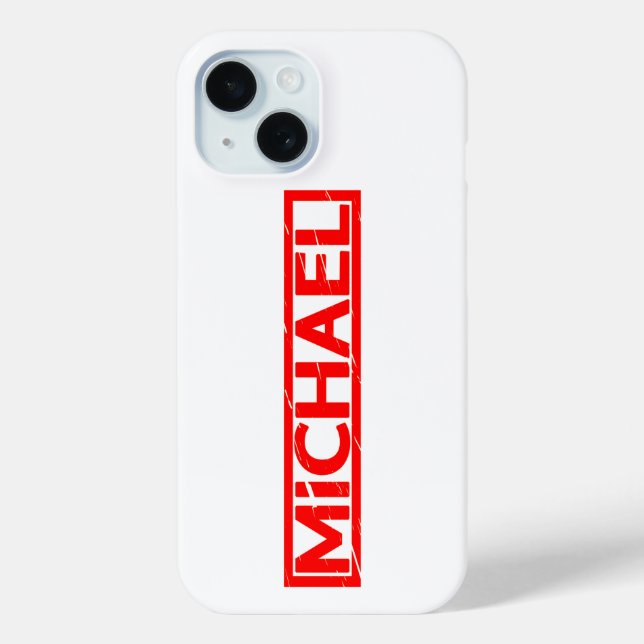 Michael Stamp Case-Mate iPhone Case (Back)