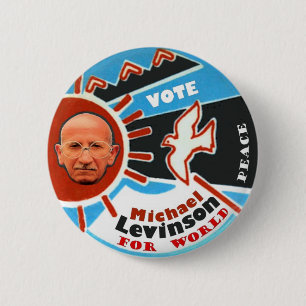 Michael Stephen Levinson for President 2012 6 Cm Round Badge