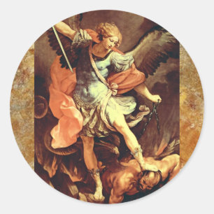 Michael the Archangel Classic Round Sticker